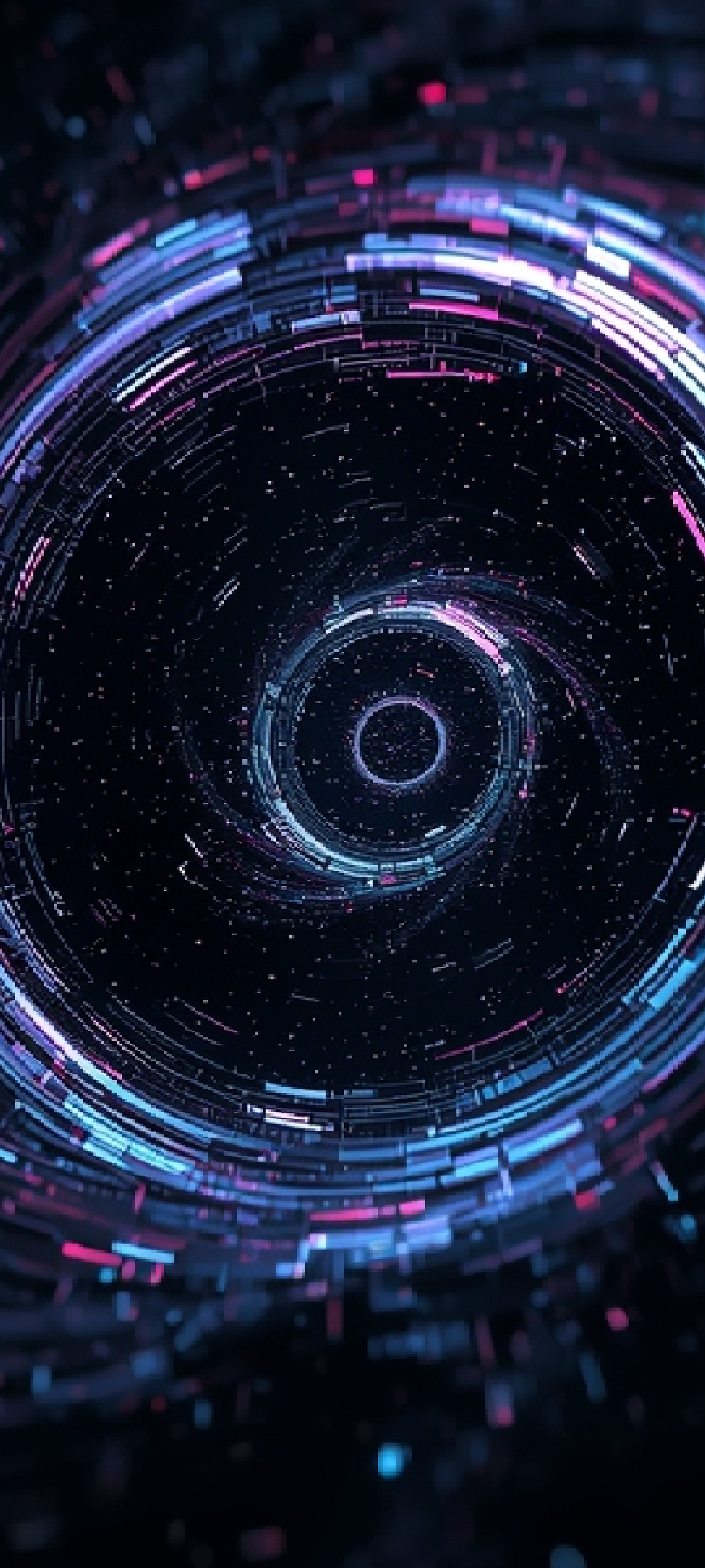   Abstract space with noen vortex mobile